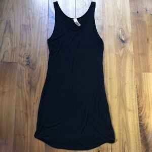 JilRo Sheer Tank Dress Black Size M